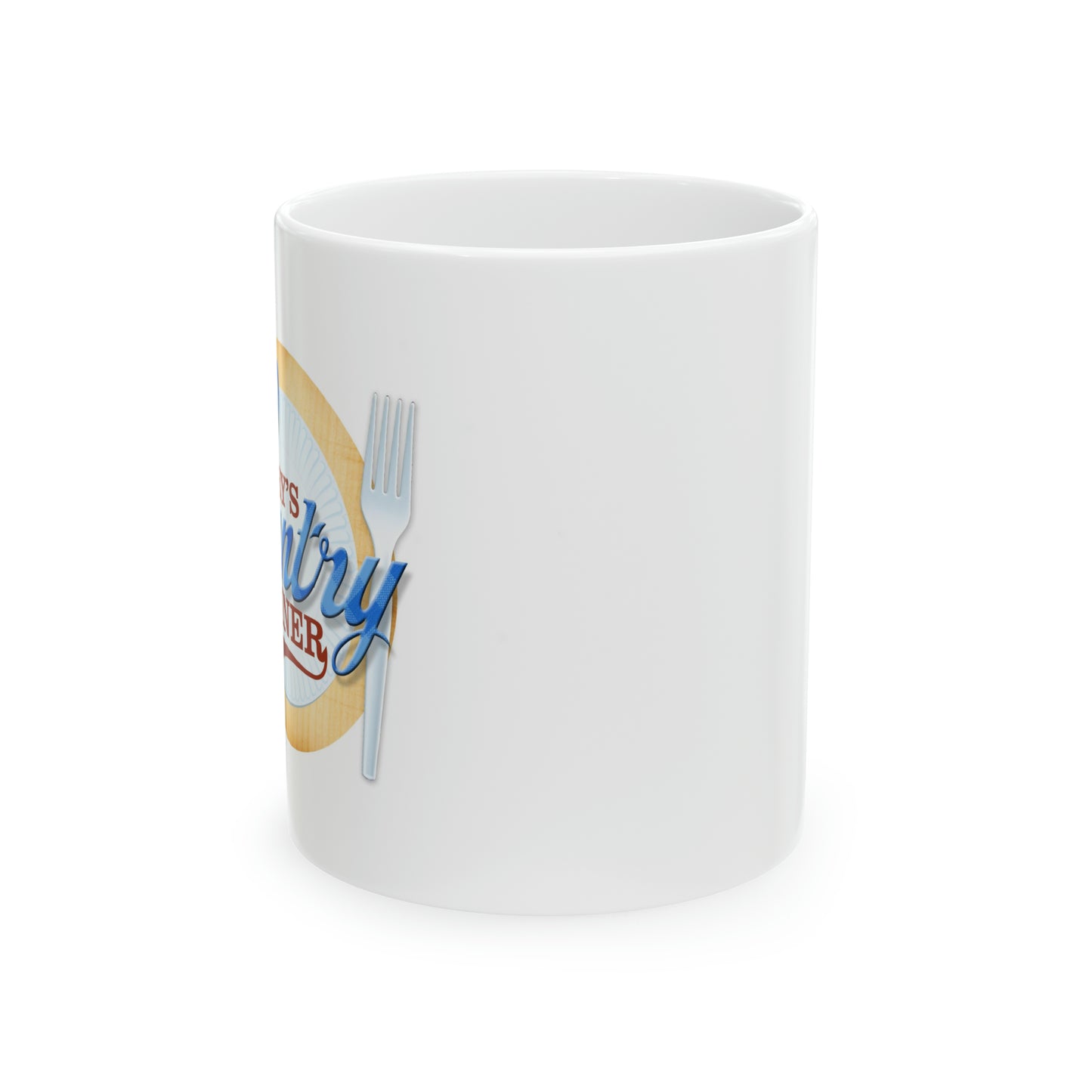 Larry's Country Diner Ceramic Mug, 11oz