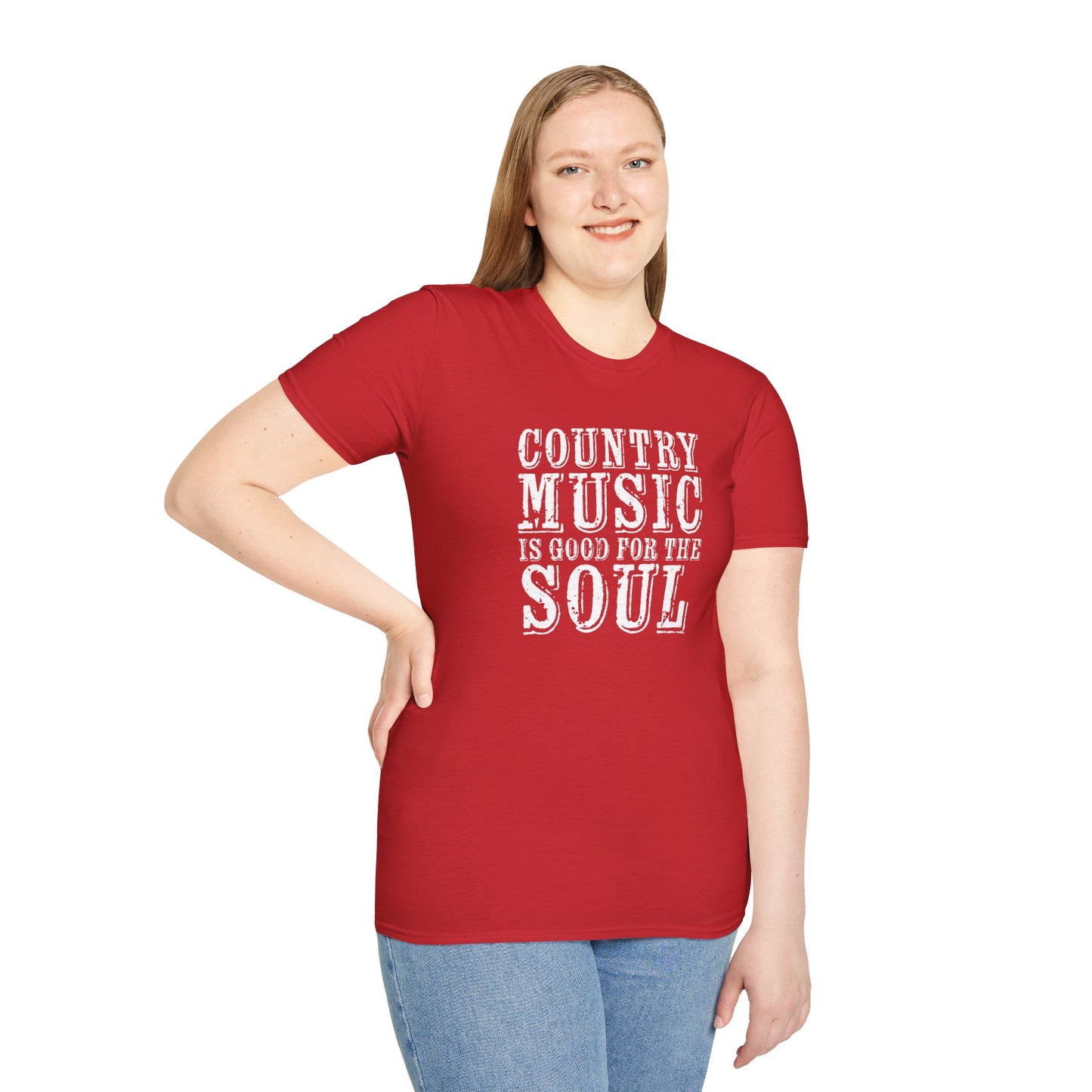 Country Music Is Good For the SoulUnisex Softstyle T-Shirt