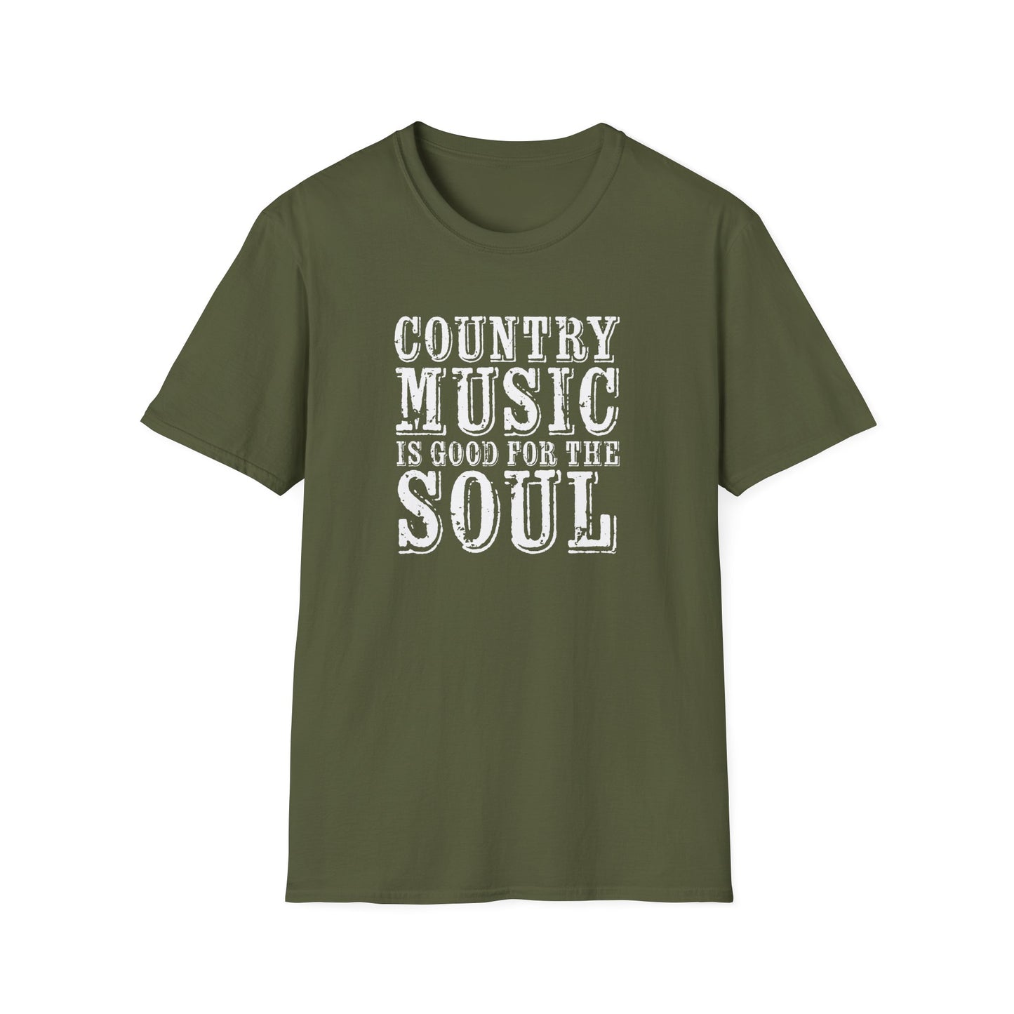 Country Music Is Good For the SoulUnisex Softstyle T-Shirt