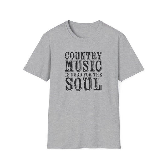 Country Music Is Good For The Soul Unisex Softstyle T-Shirt