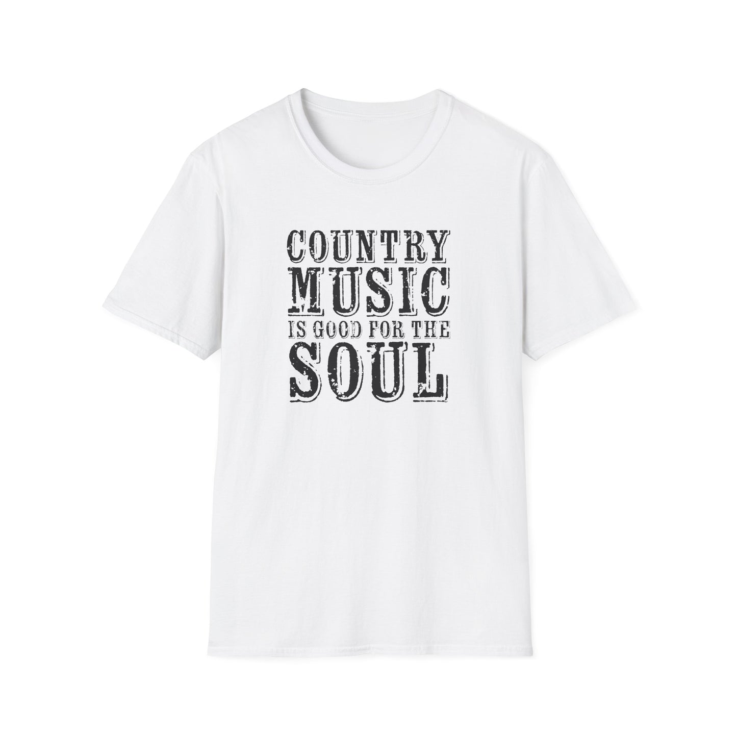 Country Music Is Good For The Soul Unisex Softstyle T-Shirt