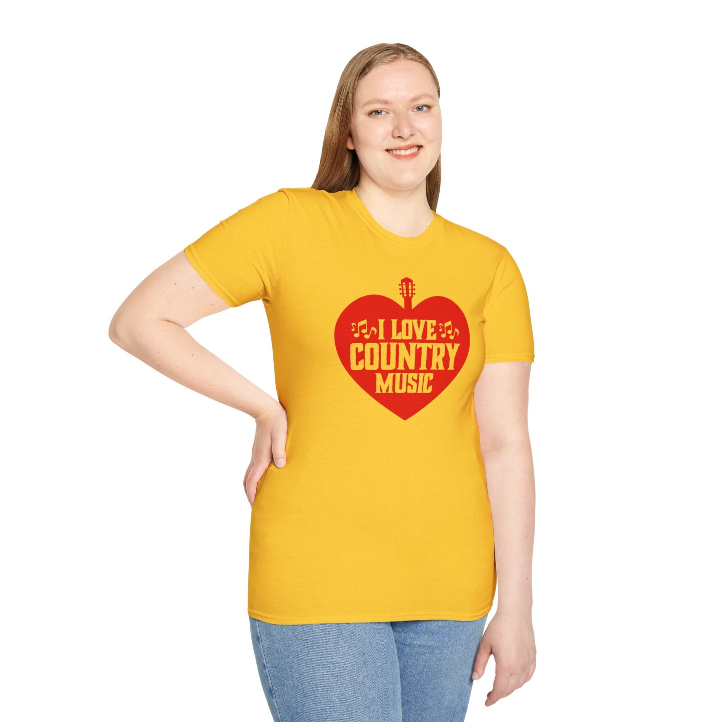 I Love Country Music Unisex Softstyle T-Shirt