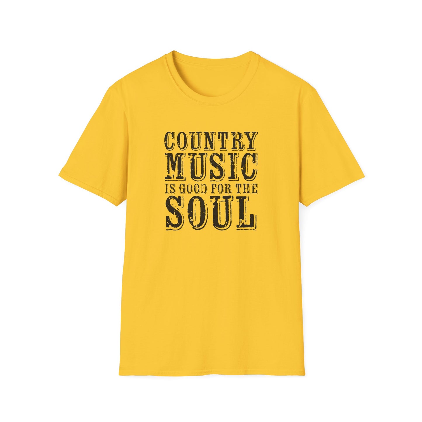 Country Music Is Good For The Soul Unisex Softstyle T-Shirt