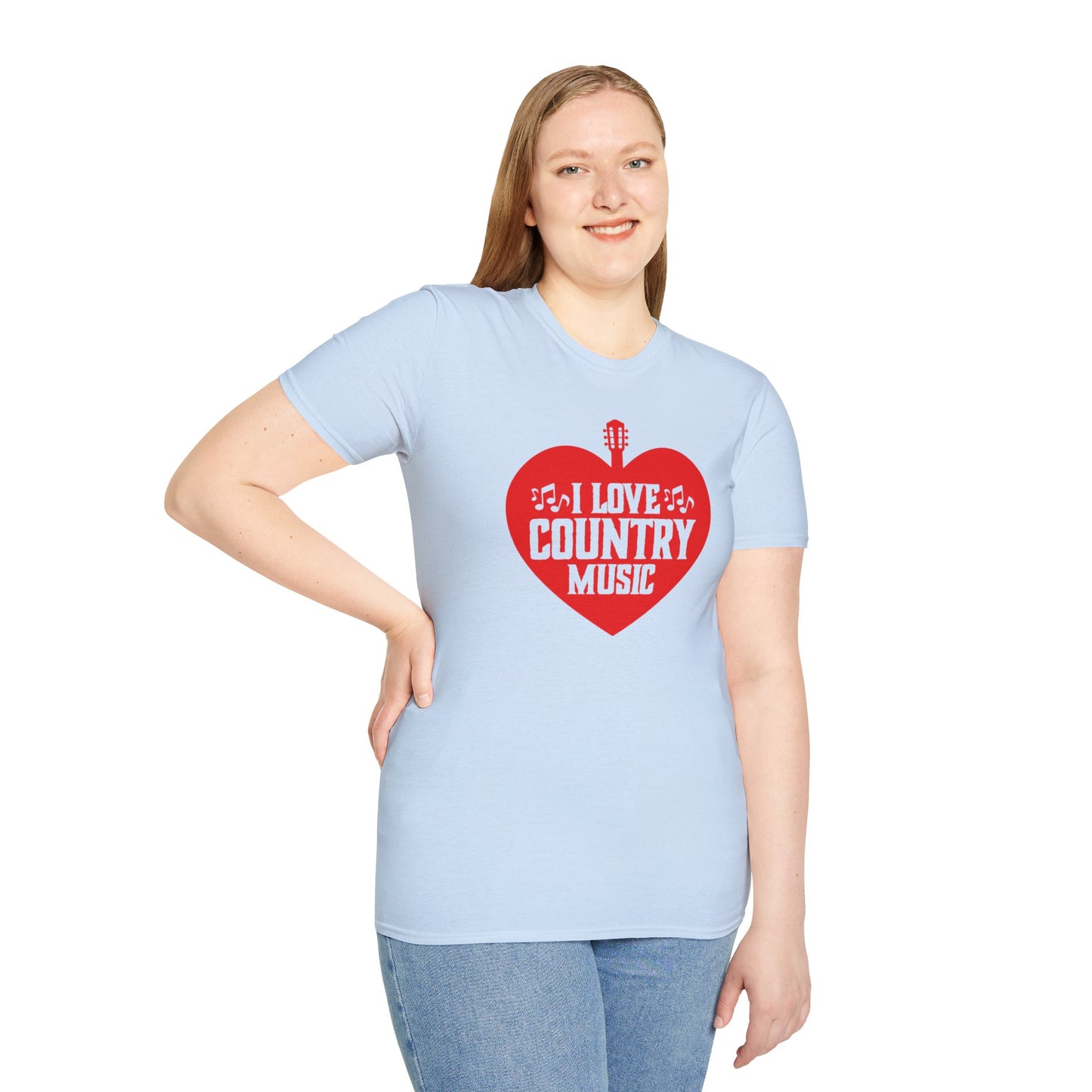 I Love Country Music Unisex Softstyle T-Shirt