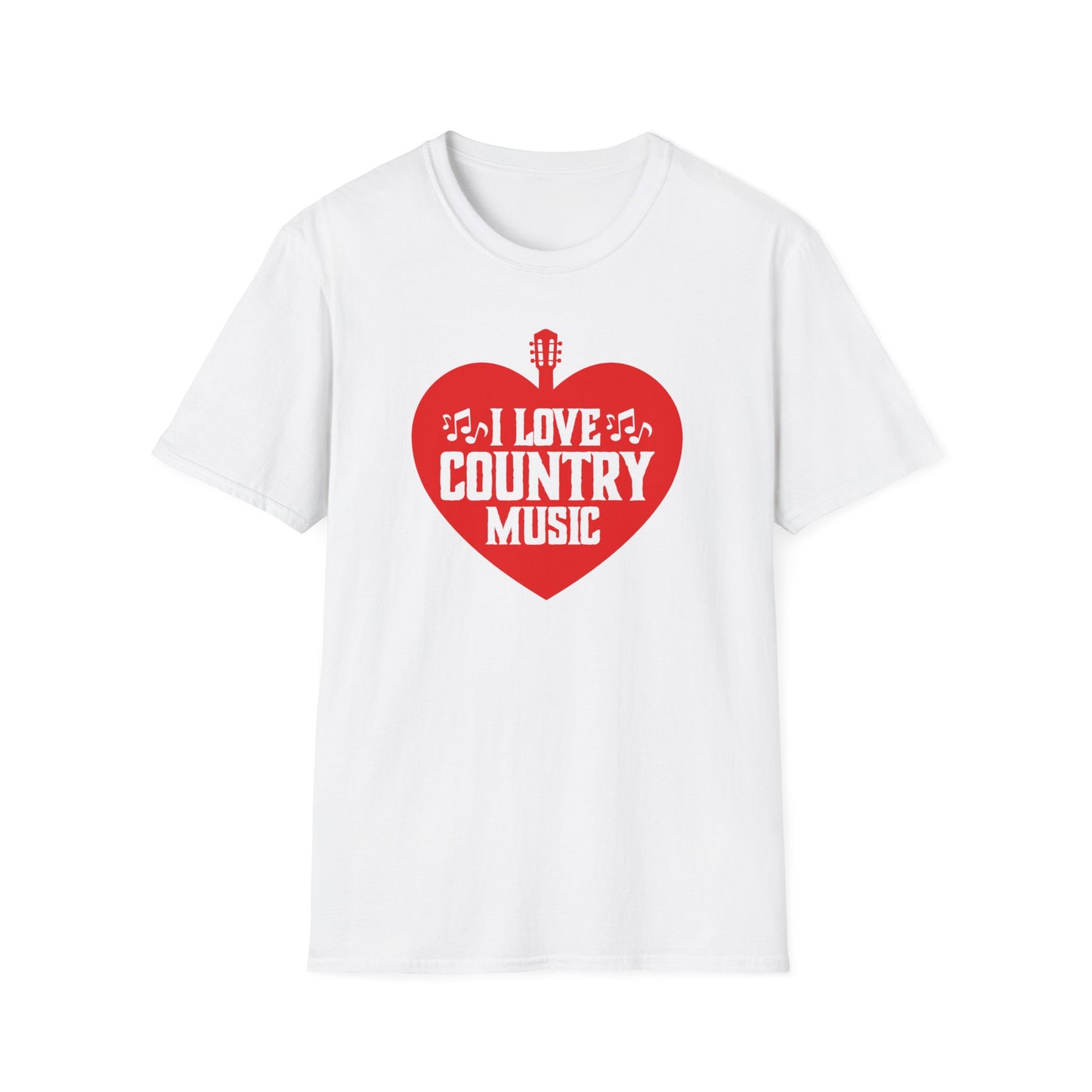 I Love Country Music Unisex Softstyle T-Shirt