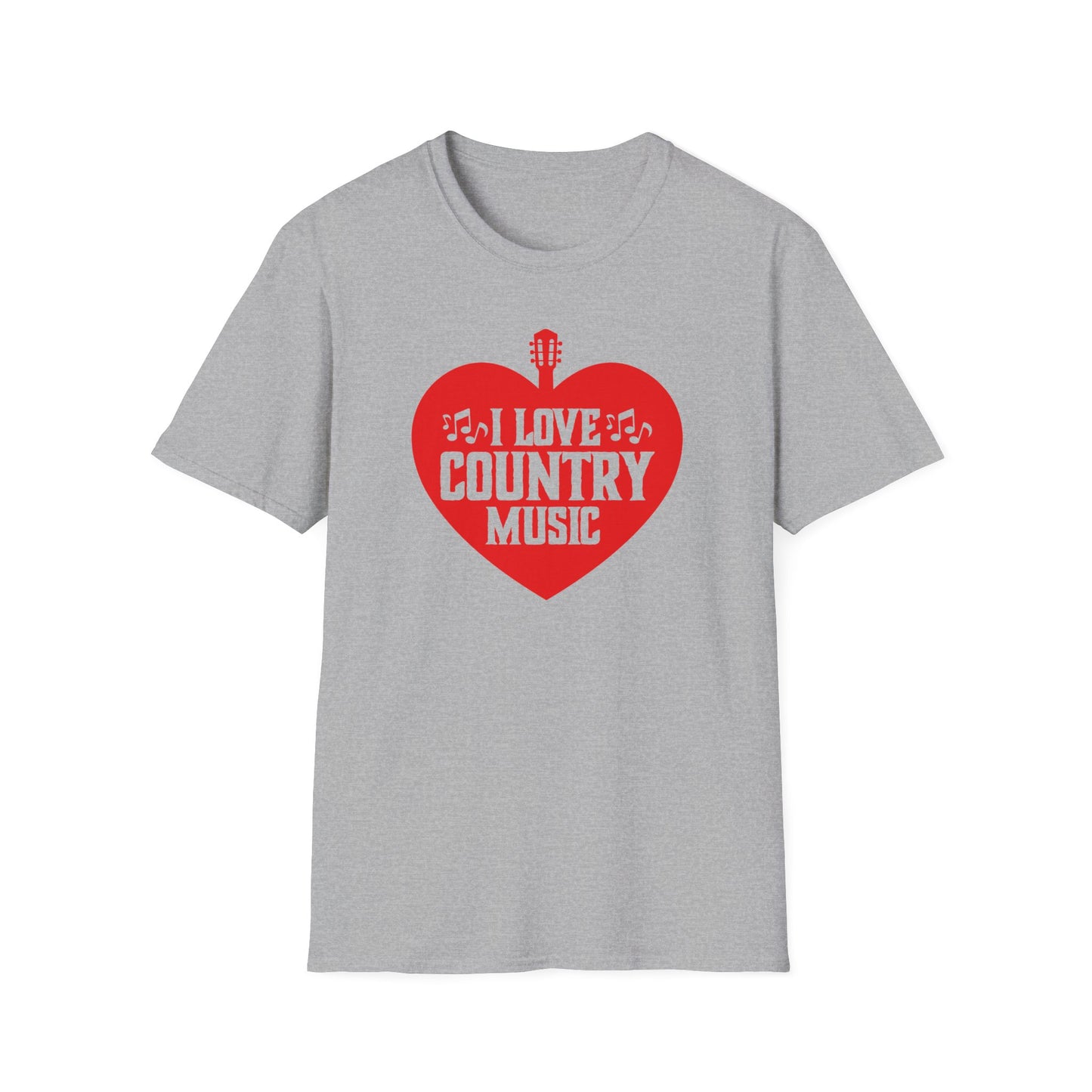 I Love Country Music Unisex Softstyle T-Shirt