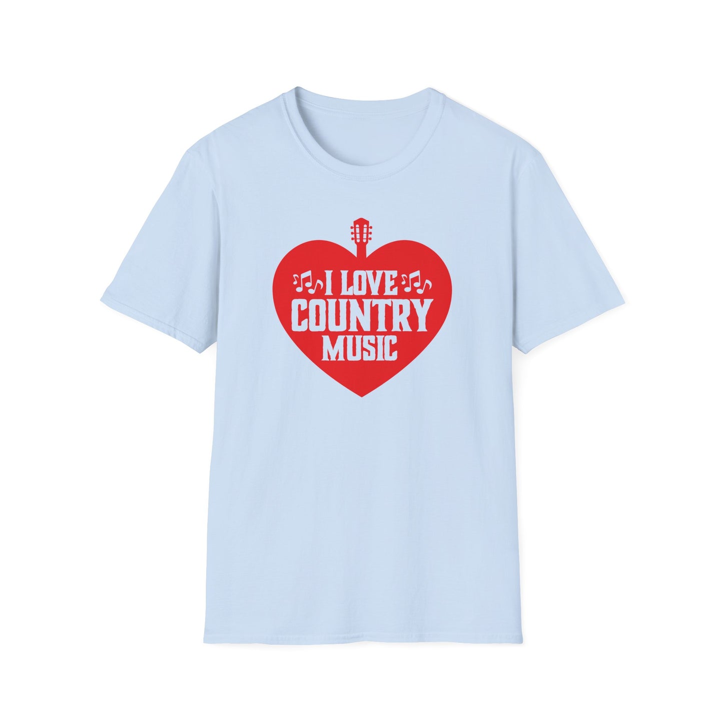 I Love Country Music Unisex Softstyle T-Shirt