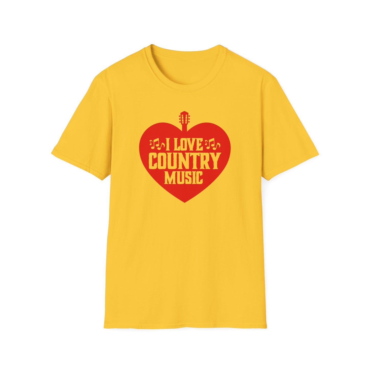 I Love Country Music Unisex Softstyle T-Shirt