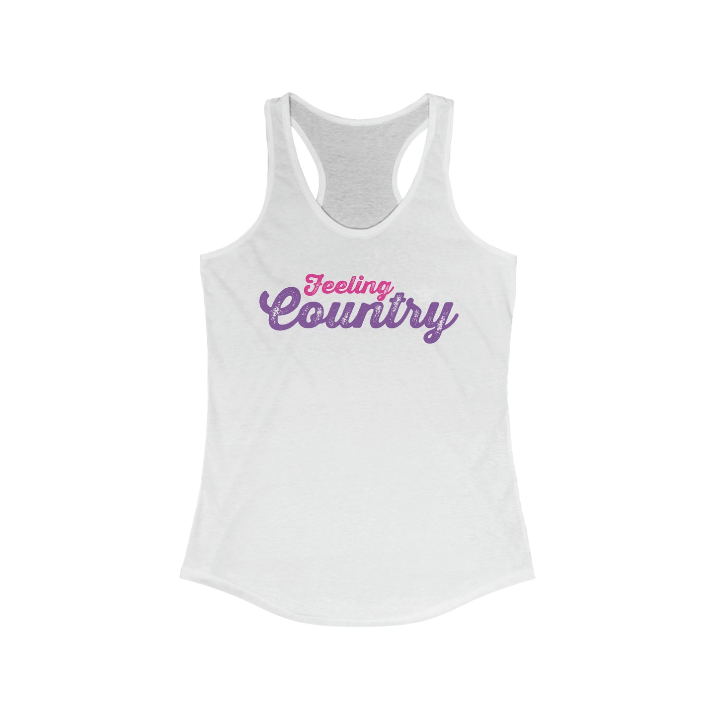 Women's Feeling Country Racerback Tank